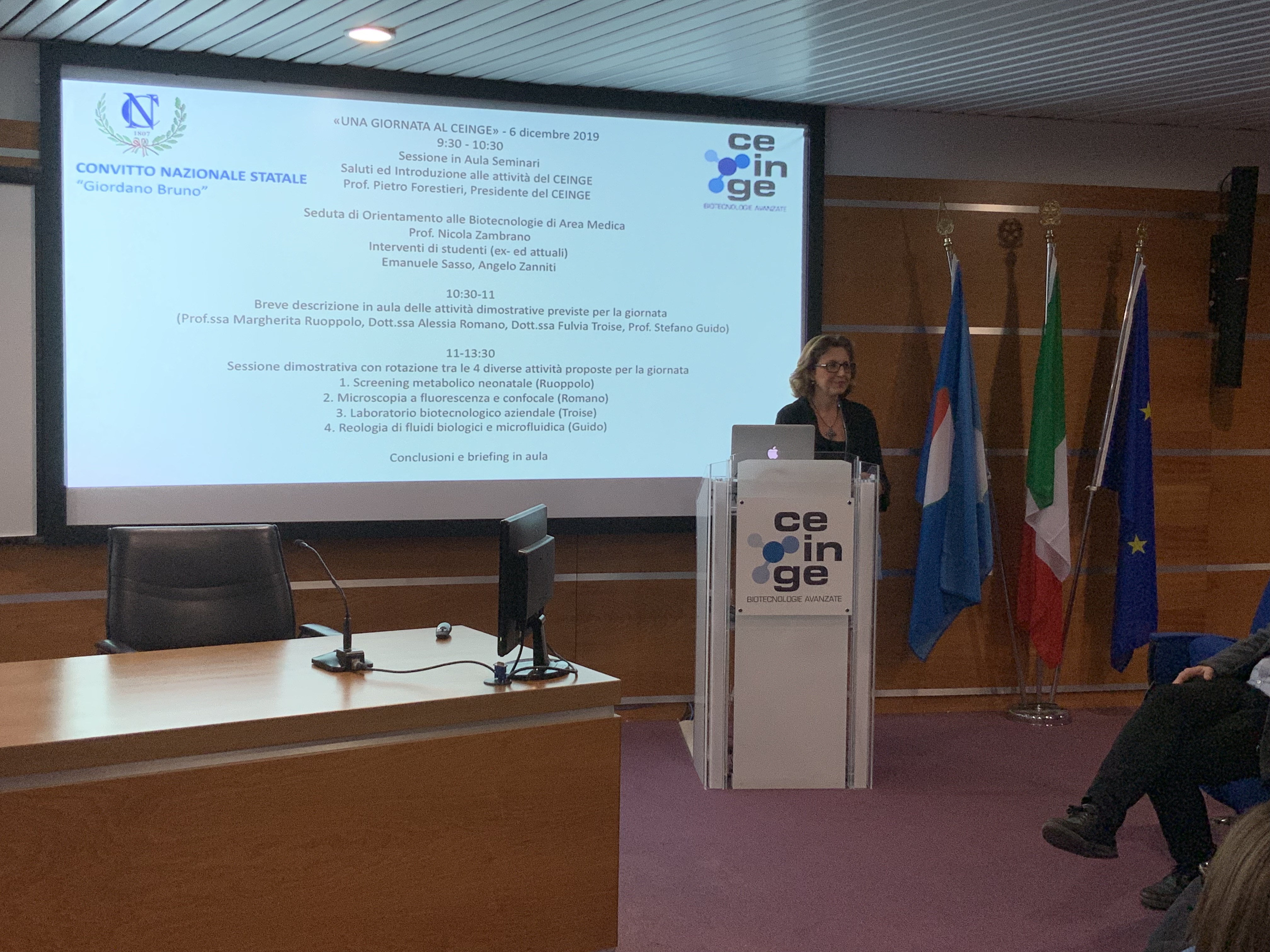 La prof. Margherita Ruoppolo, responsabile CENTRO UNICO Regionale screening neonatale