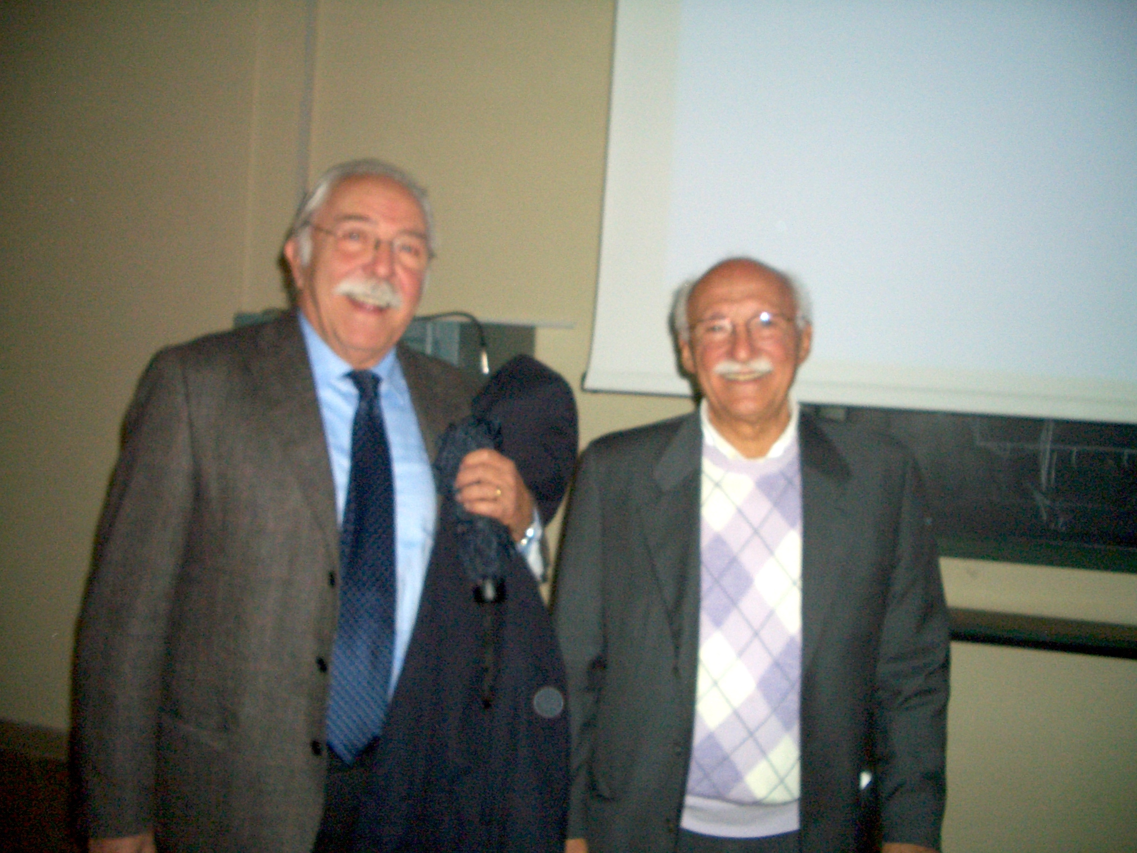 I professori Filiberto Cimino e Franco Salvatore