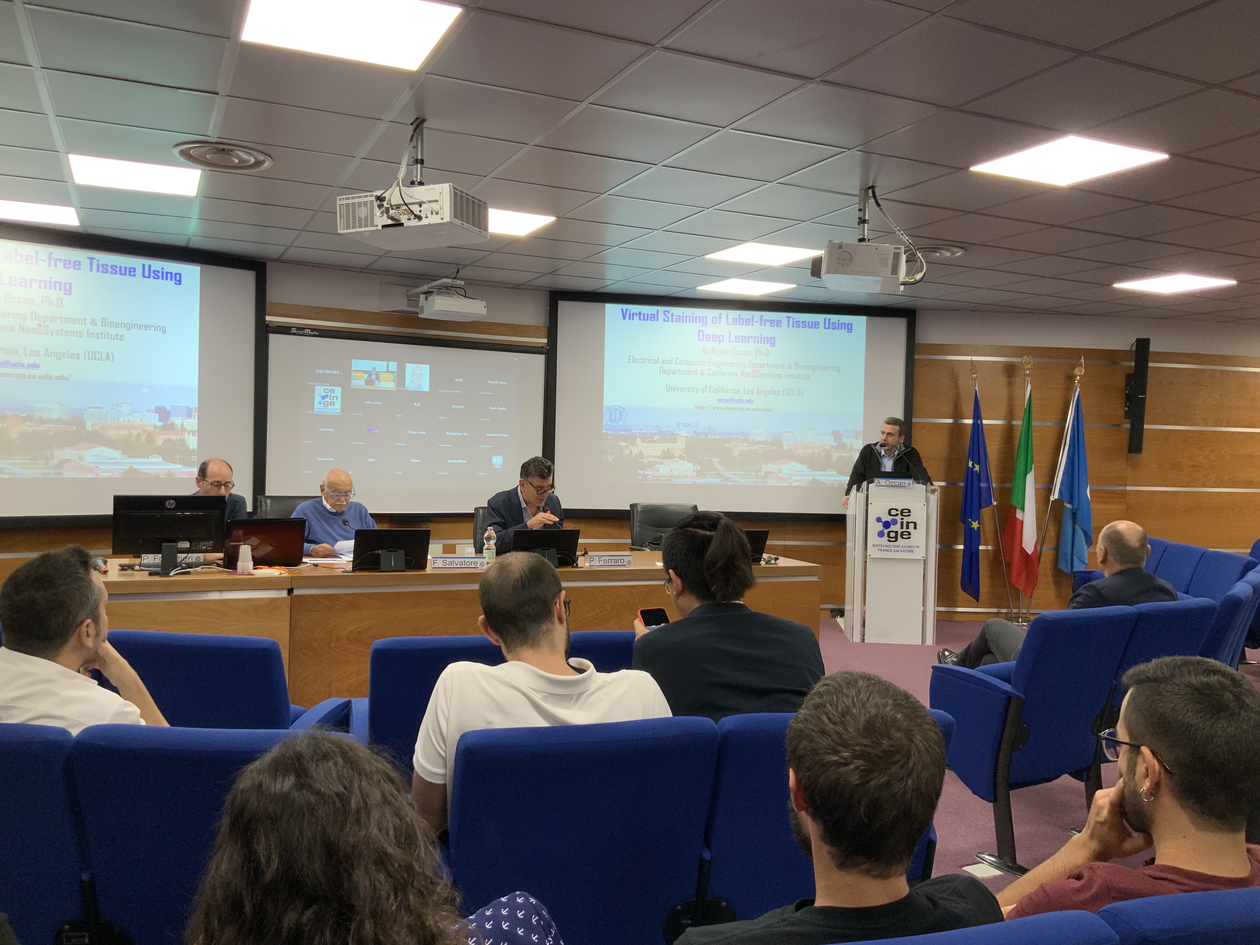 Auditorium CEINGE- Seminario di Ozcan