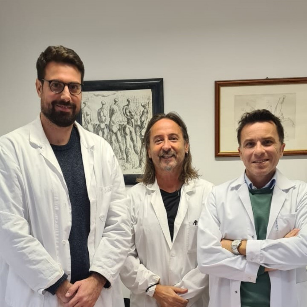 Lab Neuroscienze – da sx Tommaso Nuzzo, Alessandro Usiello, Francesco Errico